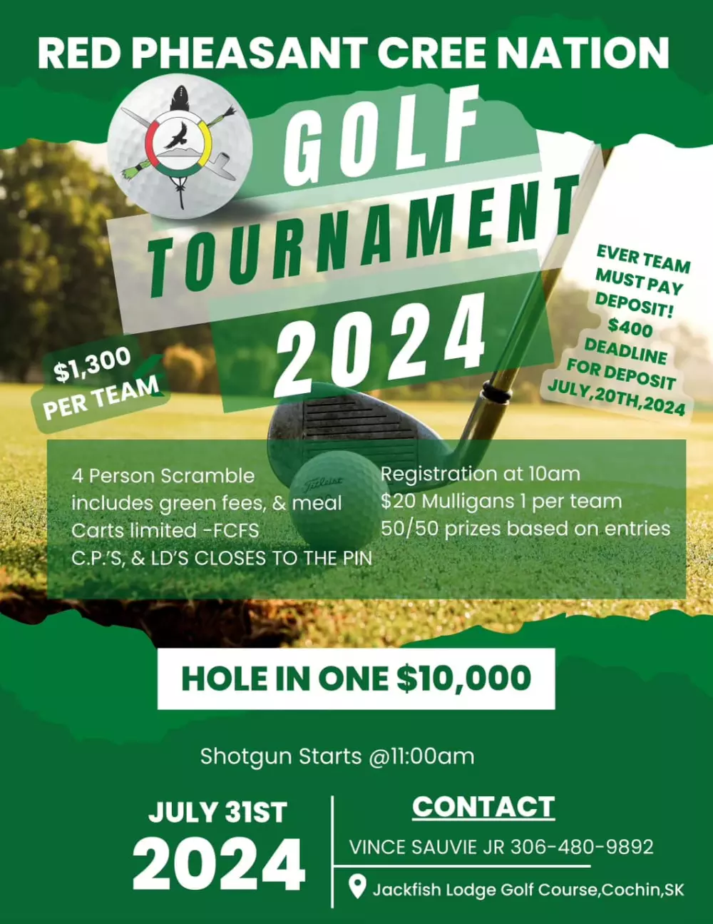 Red Pheasant Golf Tournament