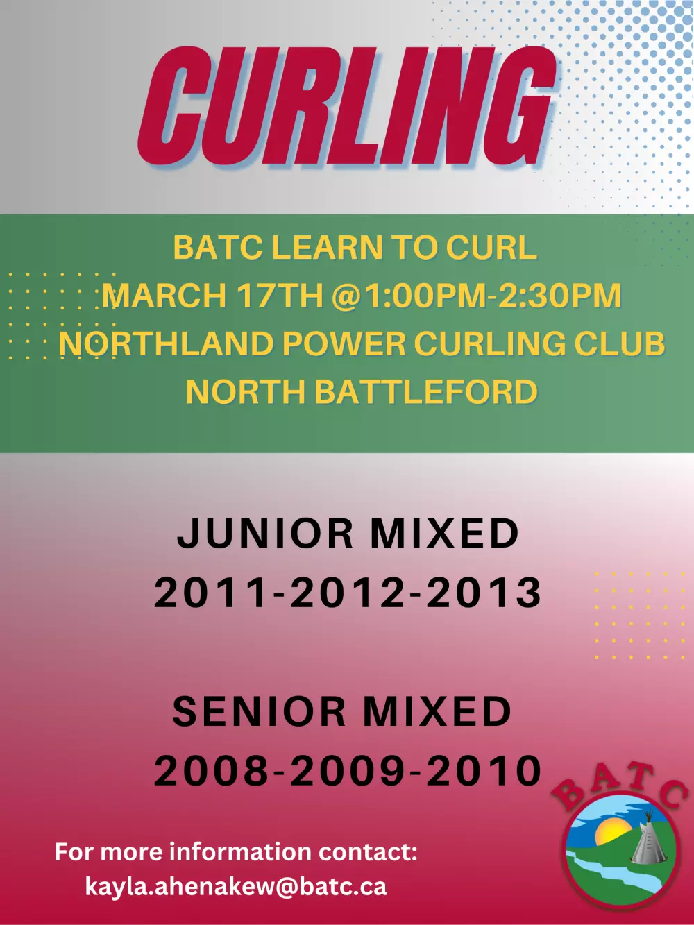 Team BATC Learn to Curl