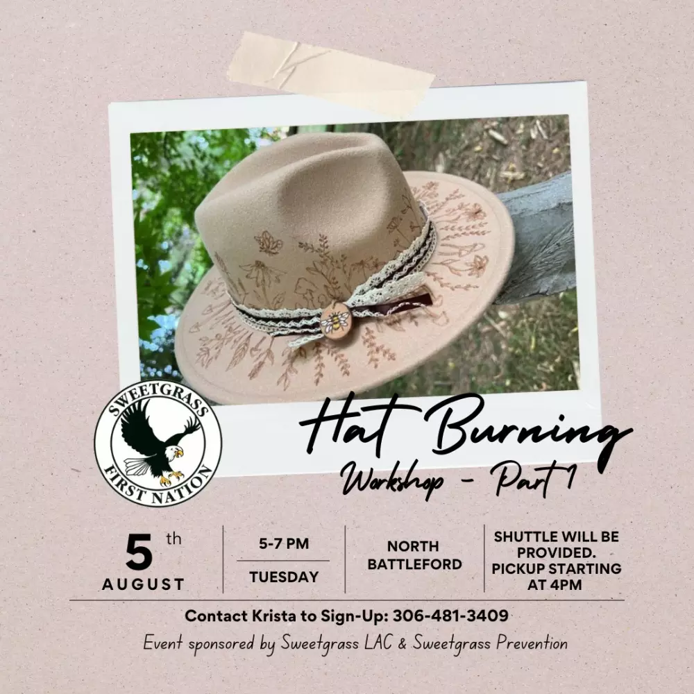 Sweetgrass Hat Burning Part 1