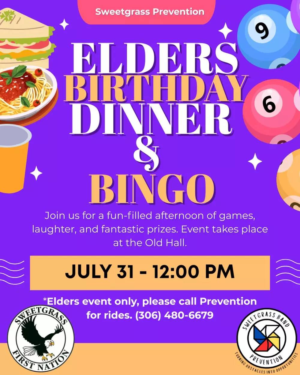 Elders Birthday Dinner & Bingo