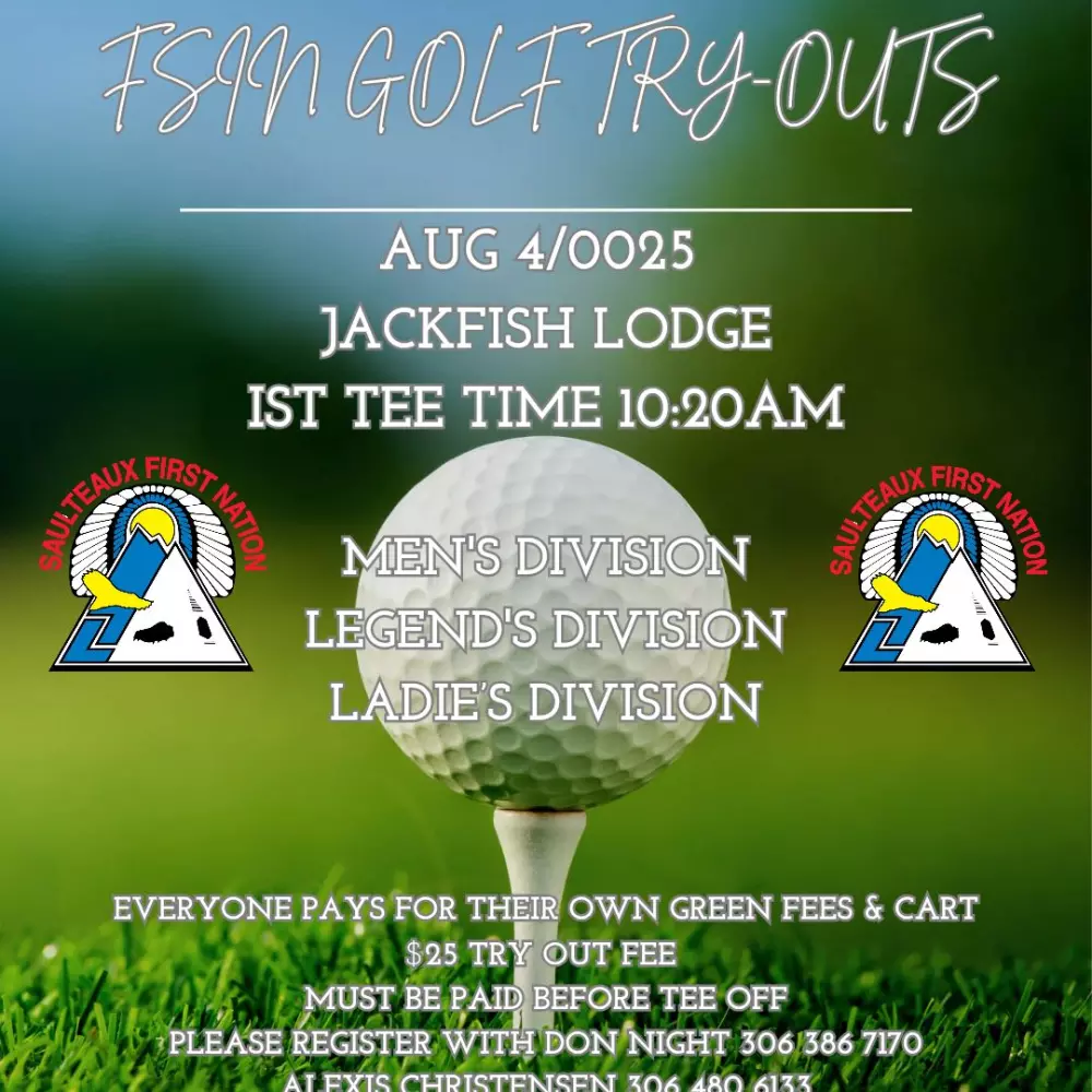 Saulteaux Adult FSIN Golf Tryouts