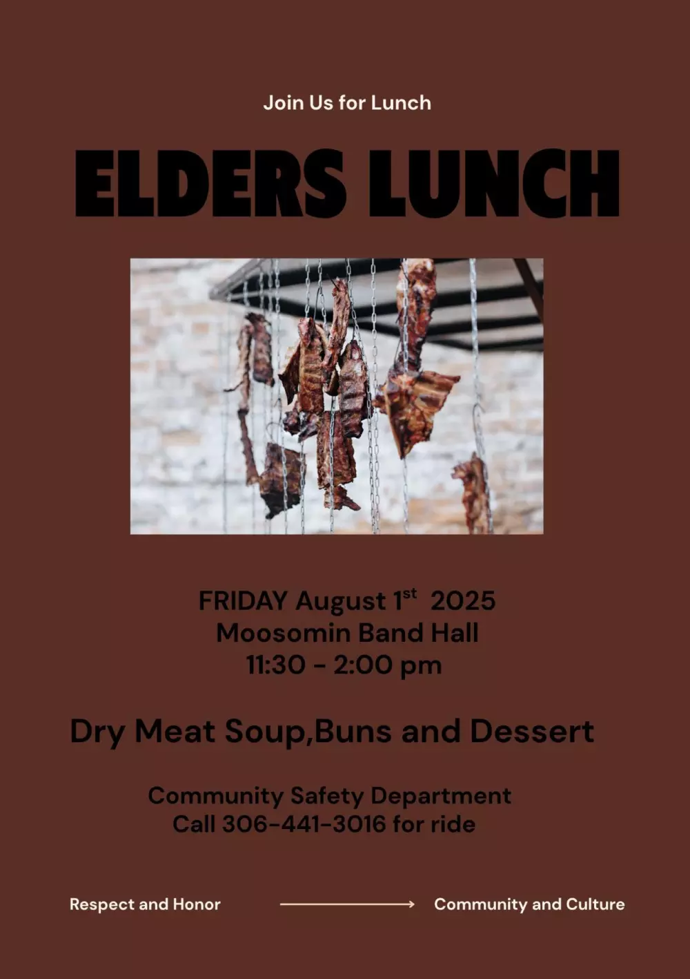 Moosomin Elders Lunch