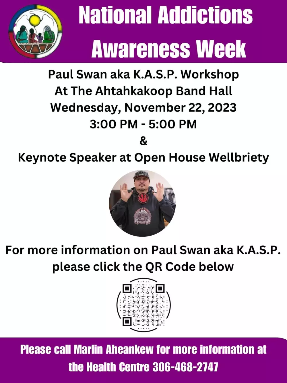 Ahtahkakoop National Addictions Awareness Week