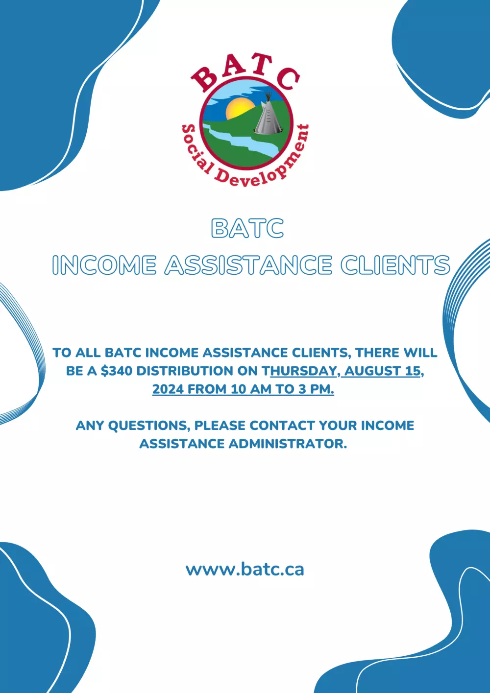 BATC Income Assistance Clients